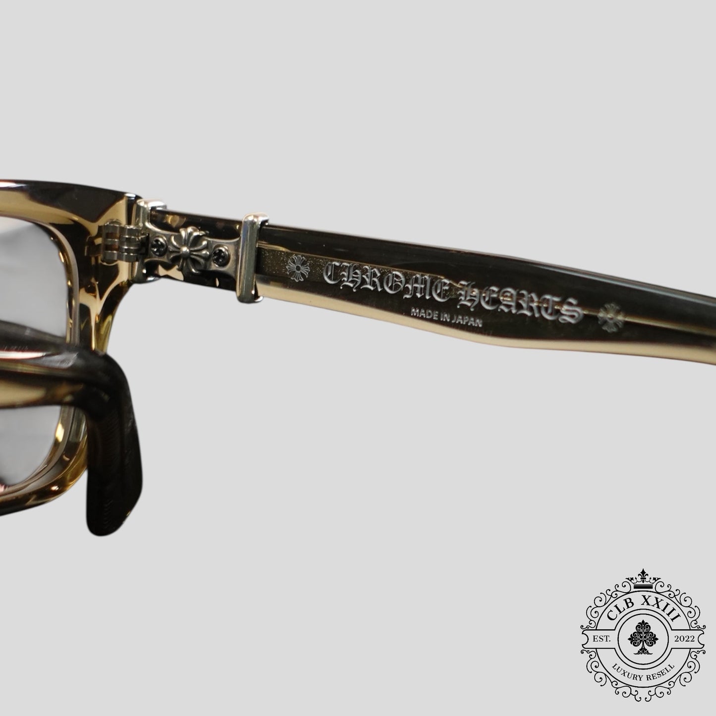 Chrome Hearts Vagillionaire II Glasses in Olive