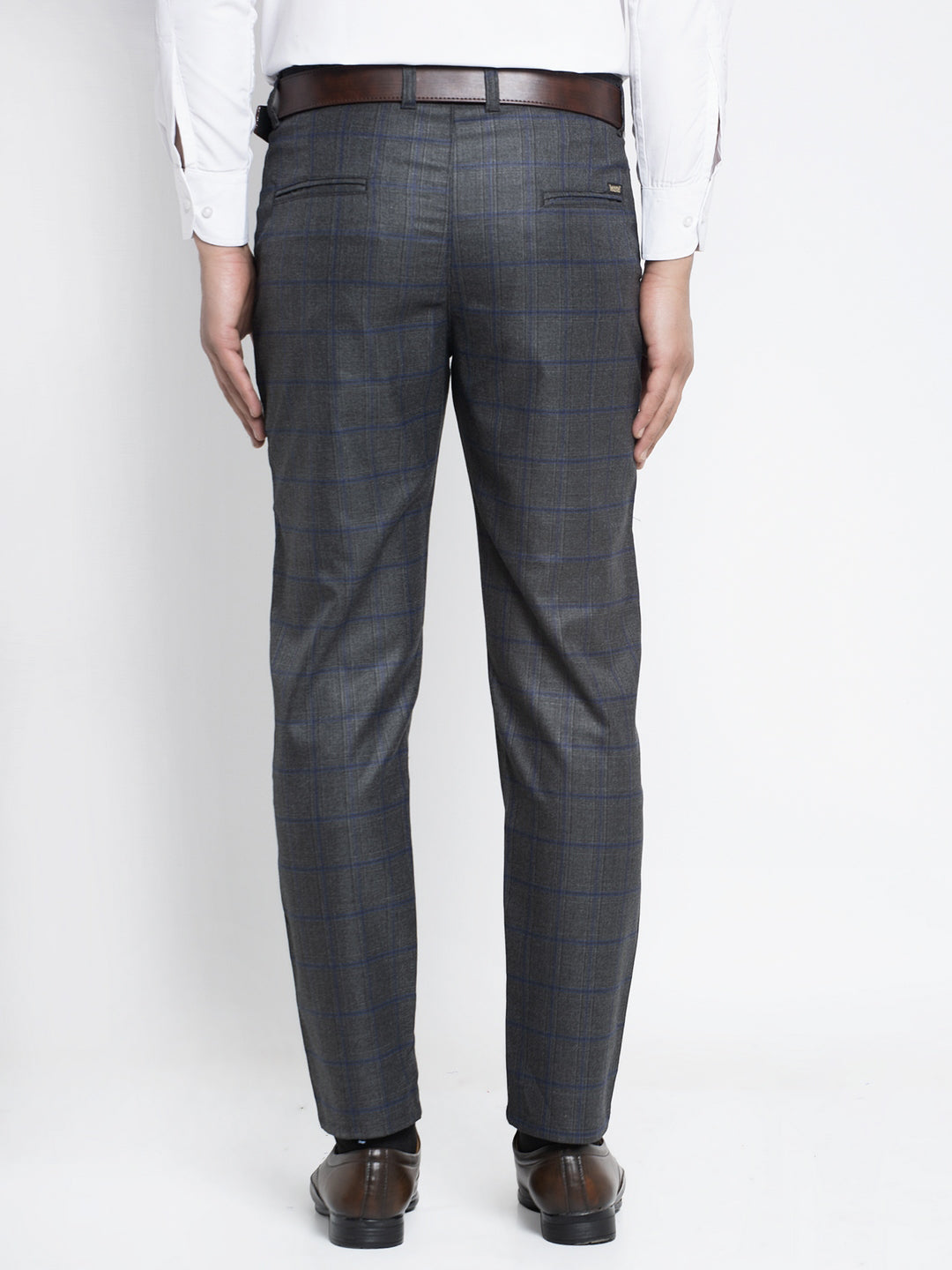 Jainish Men's Black Formal Trousers ( FGP 261Black )
