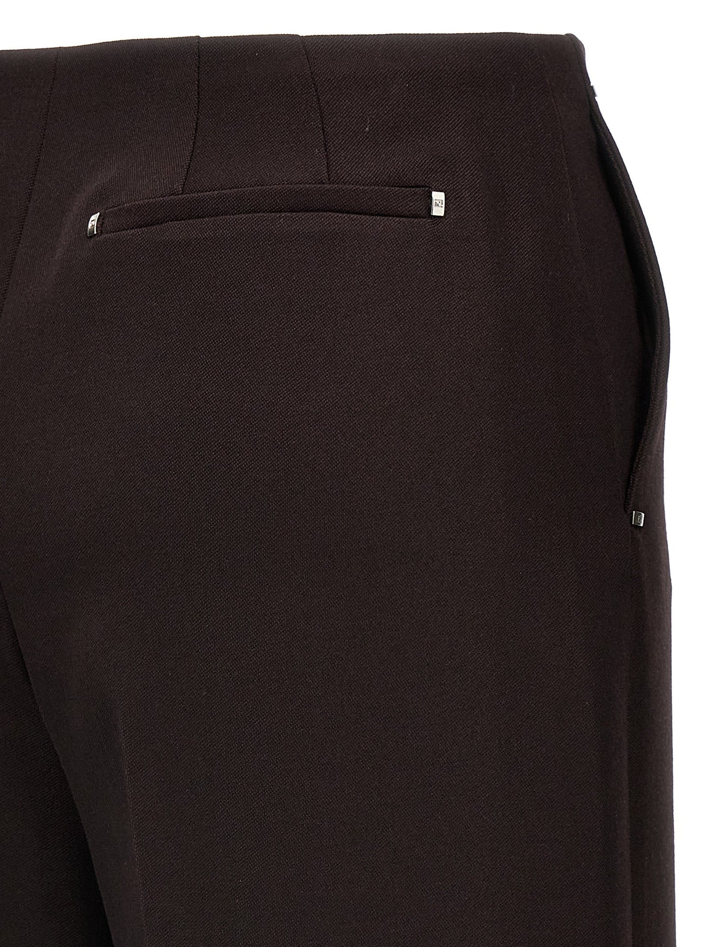 Fendi Women Grain De Poudre Pants