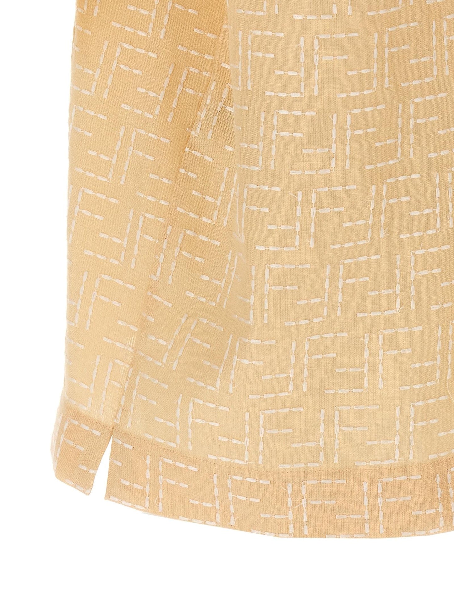 Fendi Men Ff Jacquard Shirt