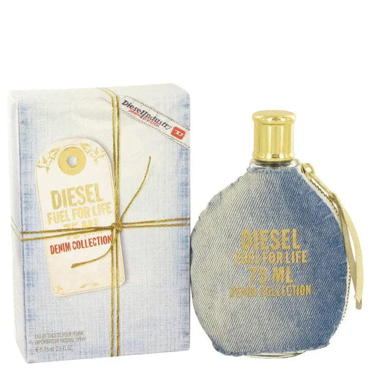 Fuel Life Denim By Diesel For Women 2.5oz EDT Spray