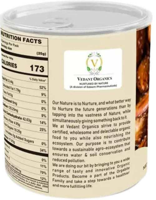 Orgabite Organic Honey Roasted Almonds
