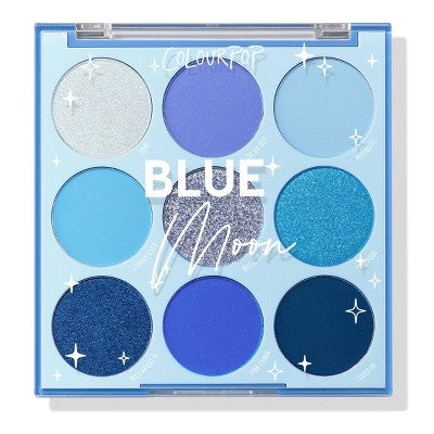 ColourPop 9-Pan Eyeshadow Palette Blue Moon 0.3oz - Missing Box
