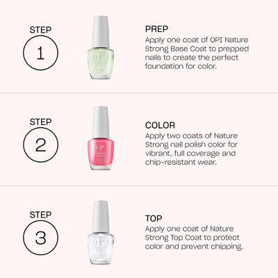 OPI Nature Strong Nail Polish Knowledge Is Flower 0.5 fl oz - Imperfect Container