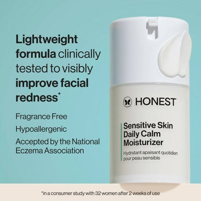 Honest Beauty Sensitive Skin Daily Calm Moisturizer 1.7 fl oz - Imperfect Box