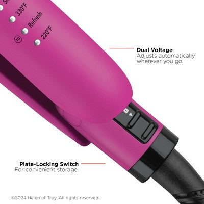 Revlon Easy Heat Precision Hair Flat Iron 1" - Imperfect Box