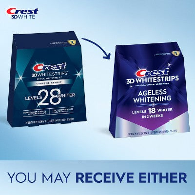Crest 3D Whitestrips Ageless Whitening Whitening Kit  14ct - Imperfect Box