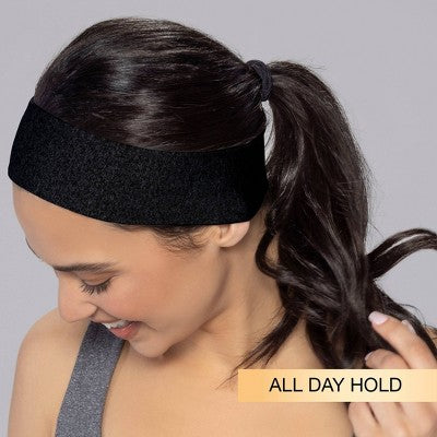 Scunci by Conair No Damage Stretch Fabric Headbands Black  5pcs - New