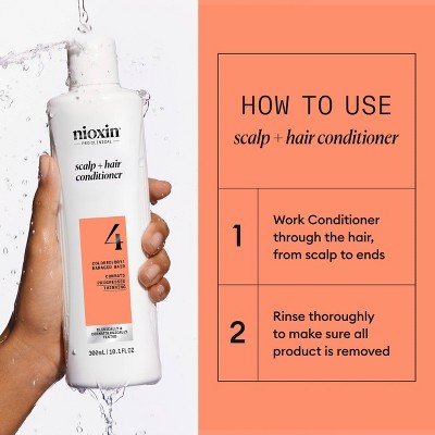 Nioxin System 4 Therapy Conditioner 10.1 fl oz - Imperfect Container