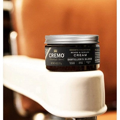 Cremo Distiller's Blend (Reserve Collection) Beard & Scruff Cream 4oz - New