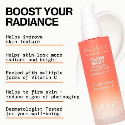 Pacifica Glow Baby Vitaglow Lotion 1.7 fl oz - Imperfect Box