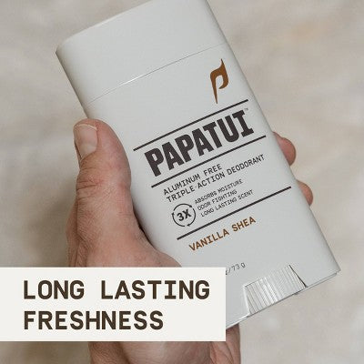 Papatui 48-Hour Solid Deodorant Vanilla Shea 2.6oz - New