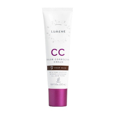 Lumene CC Color Correcting Cream 9 Deep Rich 1 fl oz - New