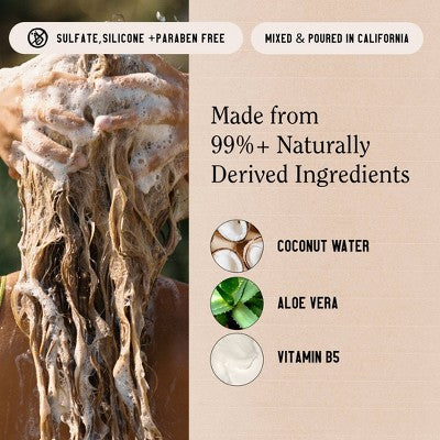 California Naturals Classic Coconut Shampoo 16.5 fl oz - New