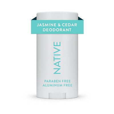 Native Solid Deodorant for Women & Men Jasmine & Cedar  Aluminum-Free 2.65oz  - New