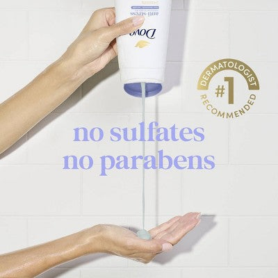 Dove Beauty Anti-Stress Body Wash Pump Blue Chamomile; Oat Milk 24hr Lotion-Soft Skin 30.6 fl oz - Imperfect Container