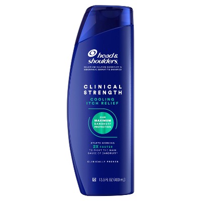 Head & Shoulders Clinical Strength Cooling Itch Relief Tangerine Shampoo 13.5 fl oz - New