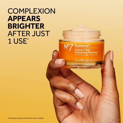 No7 Radiance+ Vitamin C Daily Brightening Moisturizer 1.69 fl oz - Imperfect Box