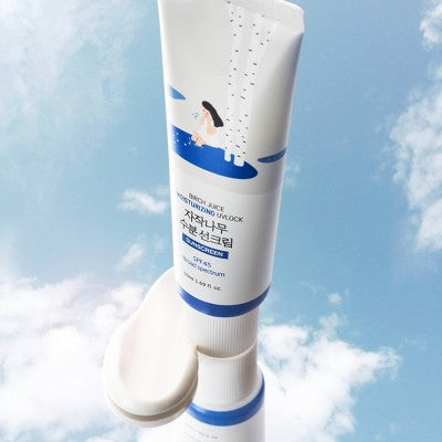 Round Lab Birch Juice Moisturizing UV Lock Korean Sunscreen SPF 45 50ml - Imperfect Box