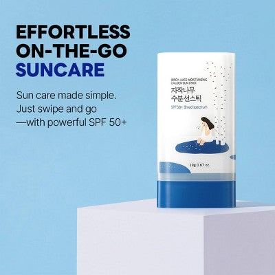 Round Lab Birch Juice Moisturizing UV-Lock Sun Stick - Imperfect Box