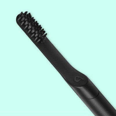 quip Sonic Electric Metal Toothbrush and Travel Case Black - Imperfect Box