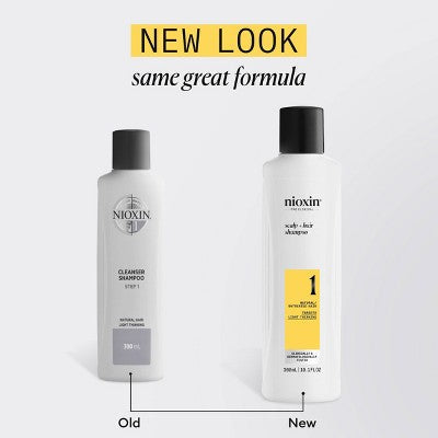 Nioxin System 1 Shampoo Cleanser 10.1 fl oz - New