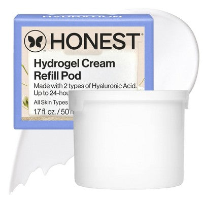 Honest Beauty Hydrogel Cream Refill with Hyaluronic Acid 1.7 fl oz - Imperfect Box