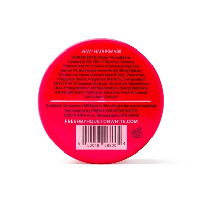 FRESH by Houston White Pomade for Wavy Hair 3oz - New