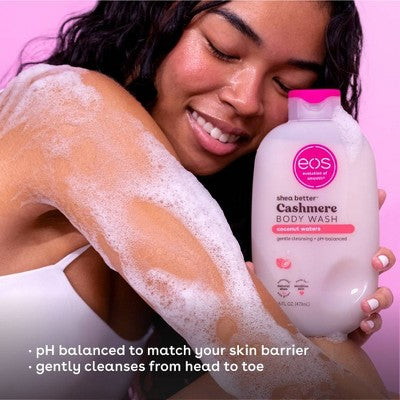 eos Shea Better Cashmere Body Wash Coconut Waters 16 fl oz - New