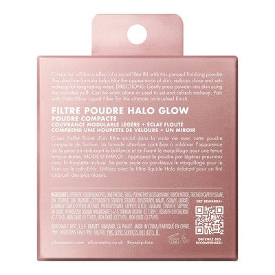 e.l.f. Halo Glow Powder Filter Foundation Light Warm 0.35oz - New