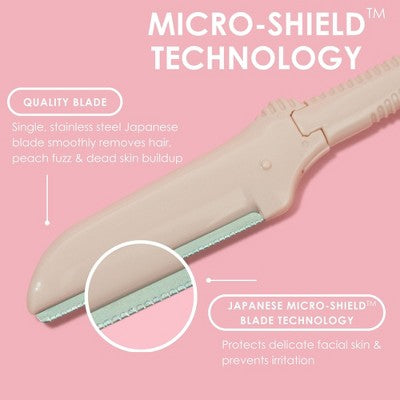 JAPONESQUE Precision Dermaplaner Facial Brush Razors 3ct - New