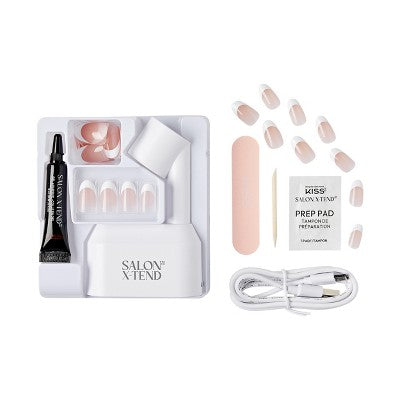 KISS Products Salon X-tend LED Soft Gel System Pure Fake Nails - Imperfect Box