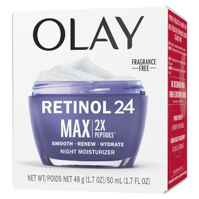 Olay Regenerist Retinol 24 Max Night Face Cream Moisturizer 1.7oz - Imperfect Box