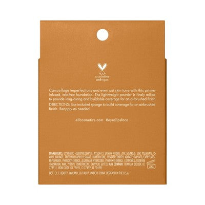 e.l.f. Camo Powder Foundation Tan 400 W 0.28oz - New
