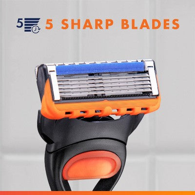 Gillette Fusion5 Men's Razor + 2 Razor Blade Refills - Imperfect Box