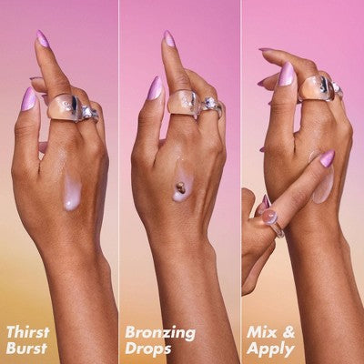 e.l.f. SKIN The Hottest Drops Duo Bronzing Drops & Holy Hydration 2ct/0.33oz - Missing Box