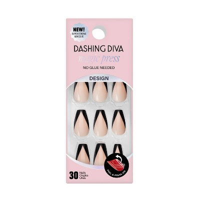 Dashing Diva Magic Press Fake Nails After Hours 30ct - New