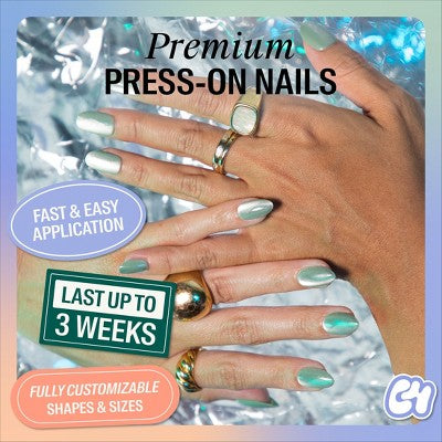 Chillhouse Chill Tips Fake Nails Design Studio Sea Siren 24ct - Imperfect Box