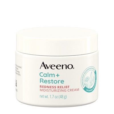 Aveeno Calm + Restore Redness Relief Moisturizing Cream 1.7 oz - Imperfect Box