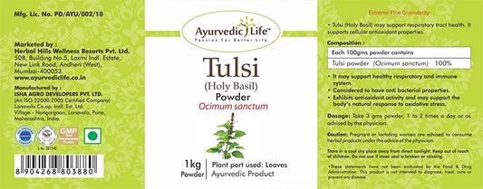 Ayurvedic Life Tulsi Powder