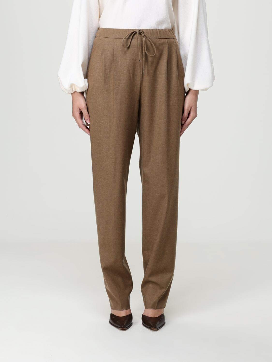 Max Mara Pants Woman Brown