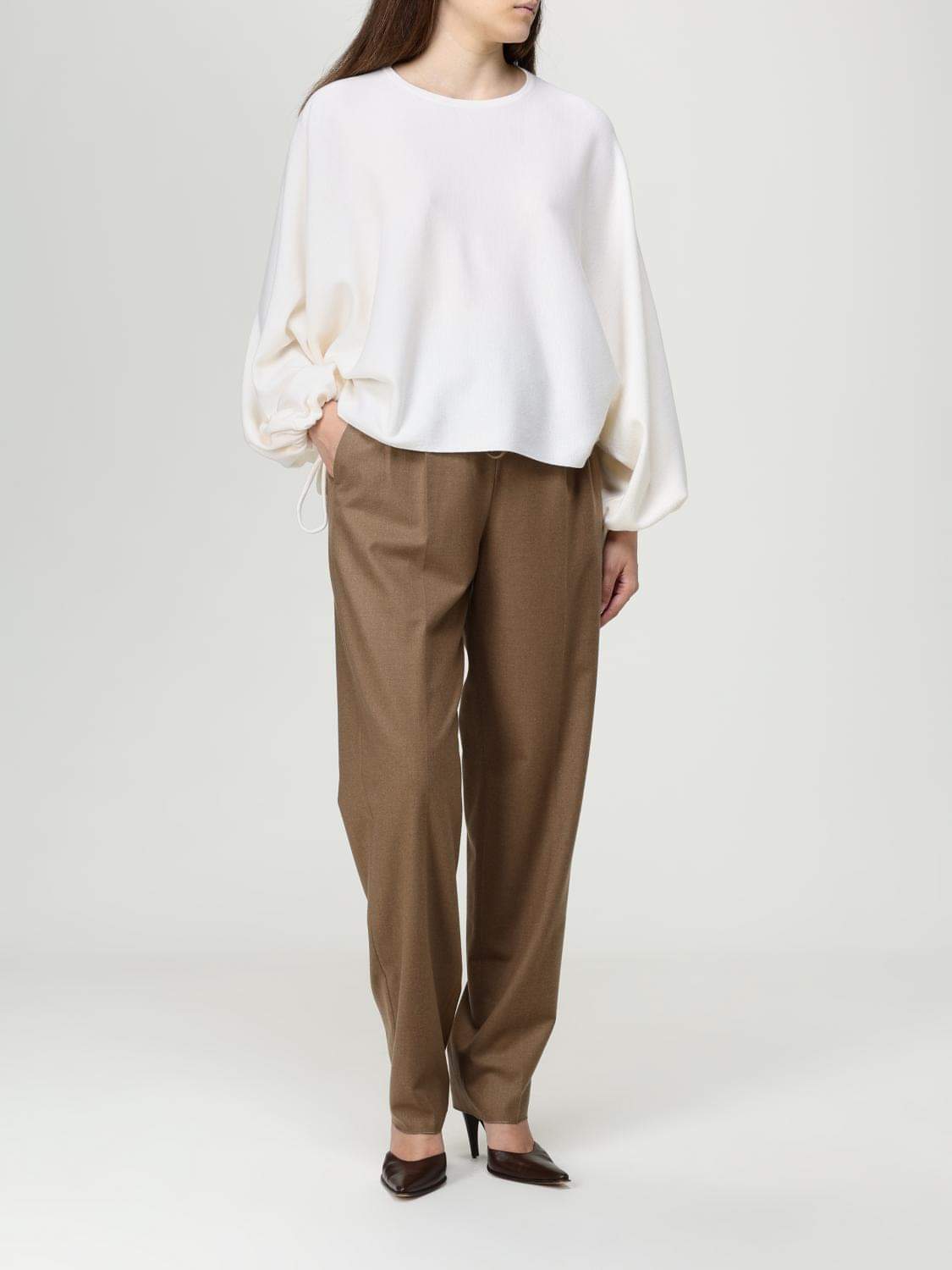 Max Mara Pants Woman Brown