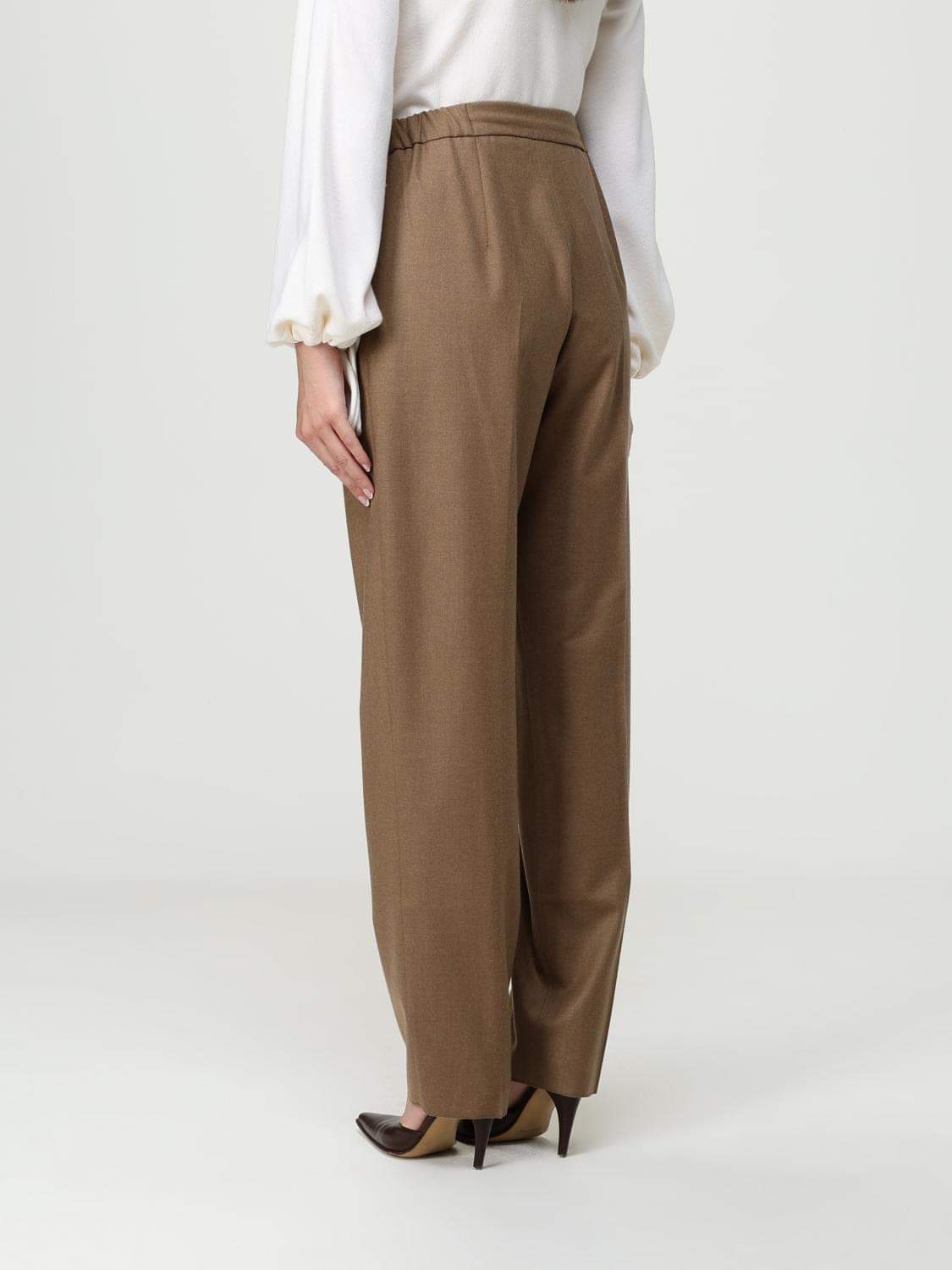 Max Mara Pants Woman Brown