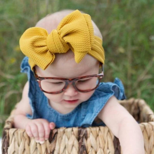 Modern Baby Headband Baby Headwear Accessories Big Knot Headbands Over Sized Bow For Baby Girls