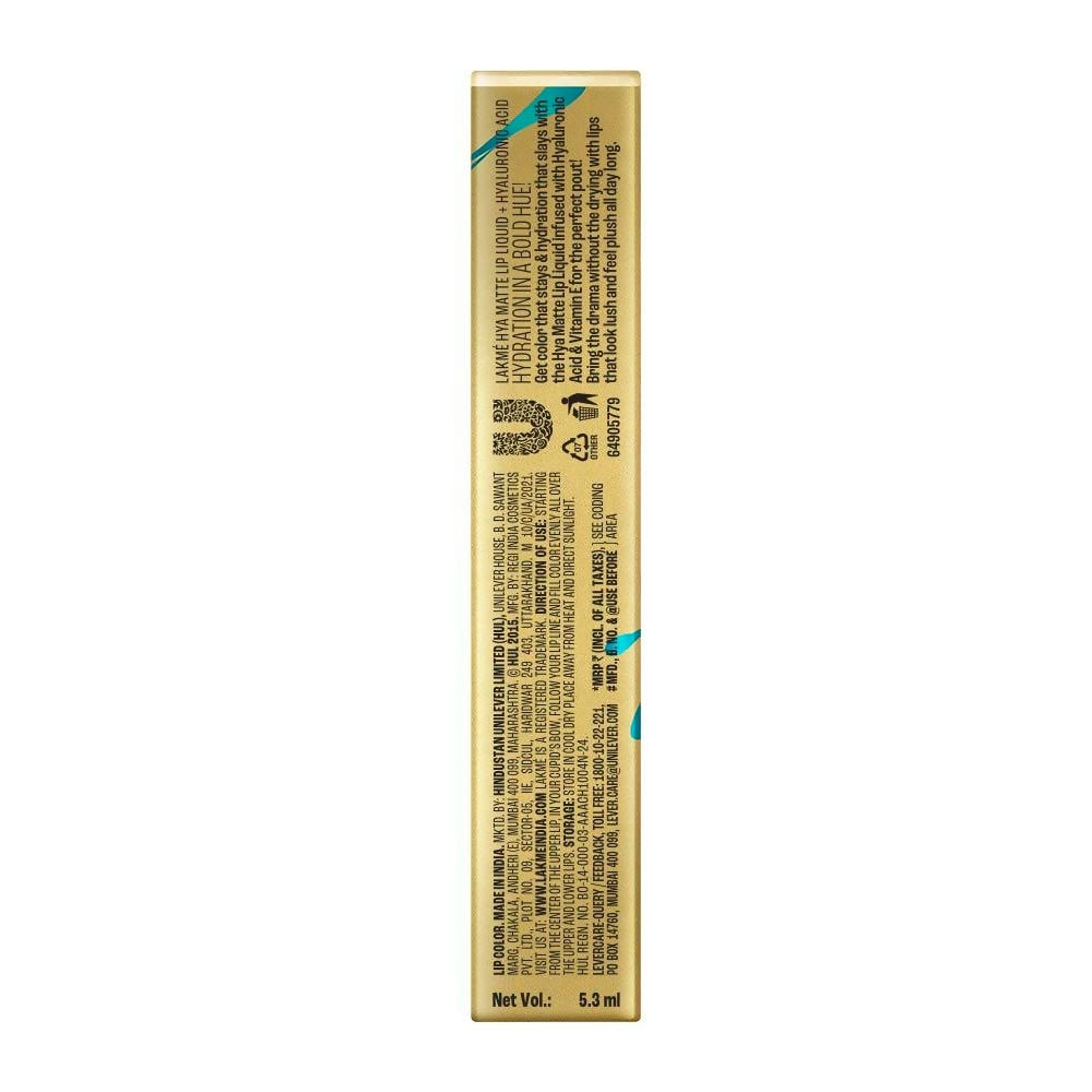 Lakme 9to5 Hya Matte Liquid Lipstick + Hyaluronic Acid - Meetup Mauve