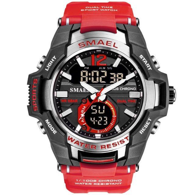 New Modern Luxury Sport Watch For Men Fashion Casual Alarm Clock 50M Waterproof In Military Chrono Dual Display Style Wristwatches Relogio Masculino