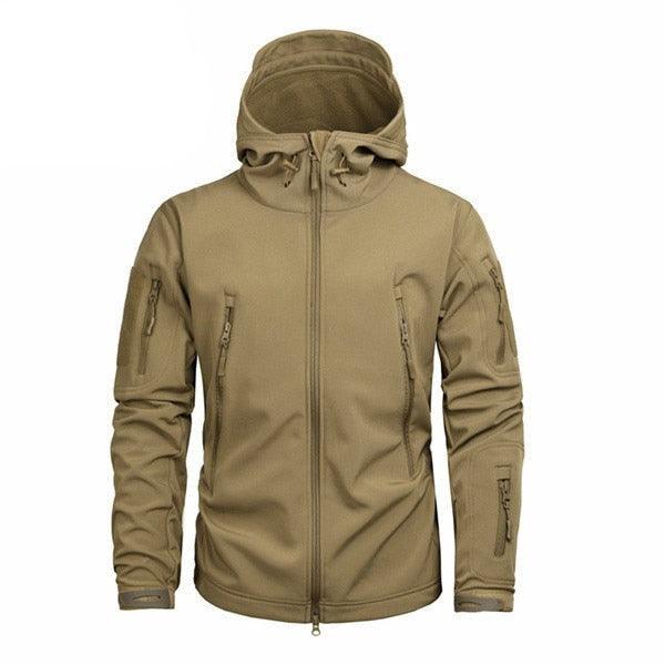 Tactical Water Resistant Jacket Waterproof Windbreaker Hooded