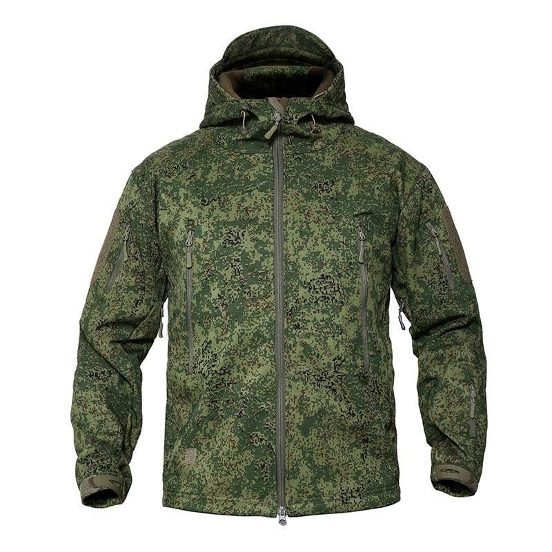 Tactical Water Resistant Jacket Waterproof Windbreaker Hooded