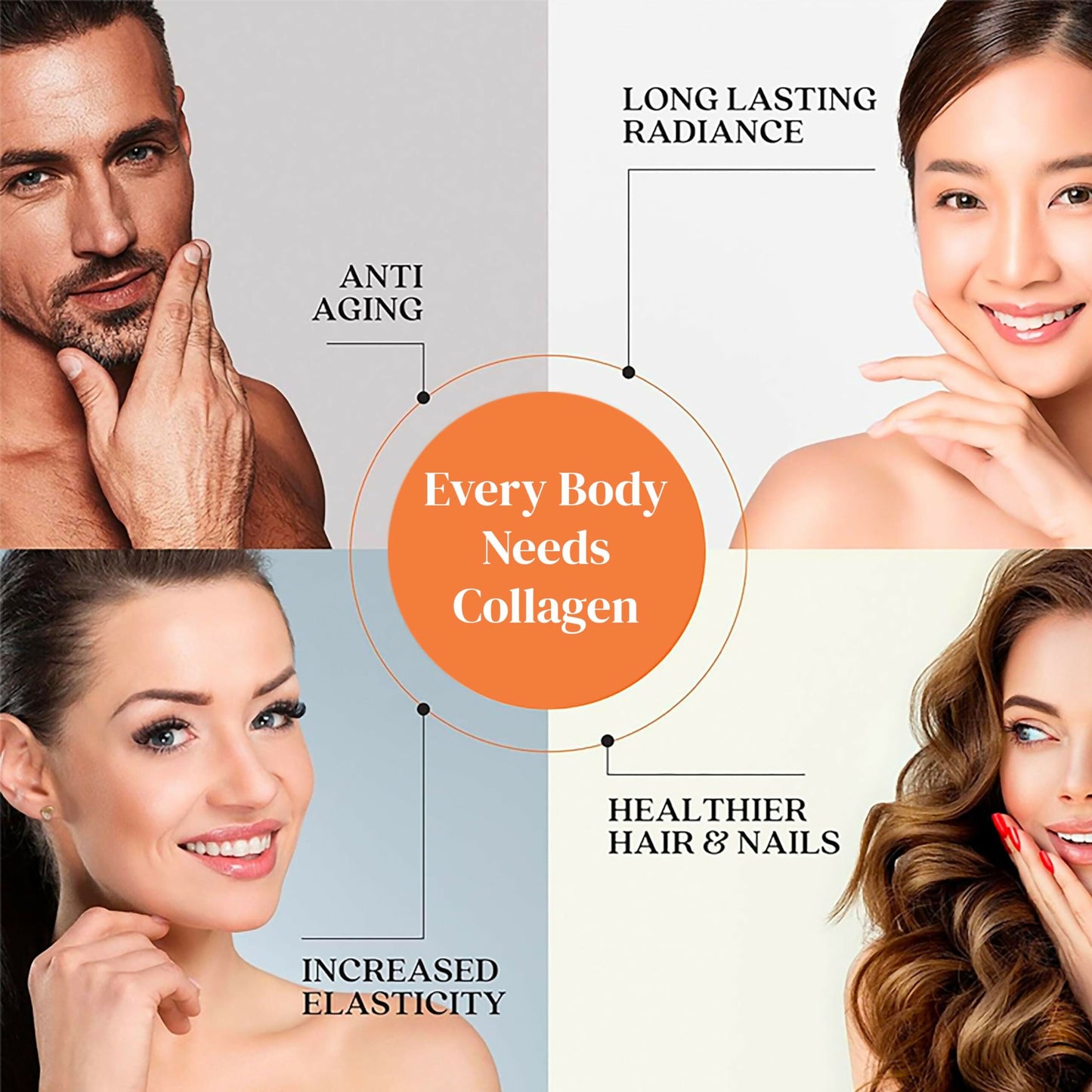 Wellbeing Nutrition Glow Korean Marine & Beauty Collagen Combo: Tropical Bliss & Mango Peach Flavor