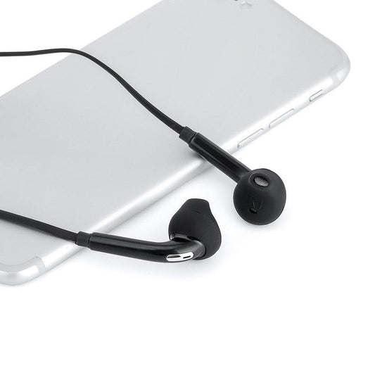 Wired Earphones 1.2mm Stereo Headphone Music Sport Headset with Microphone for Cell Phones Hot Sale